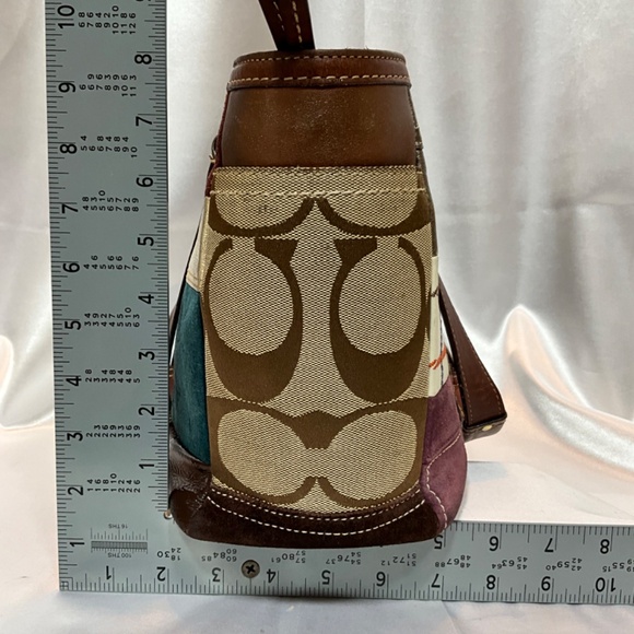 Coach fall colored signature patchwork   55-B1a - Picture 5 of 9